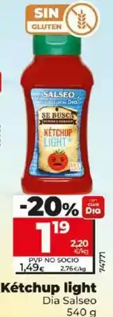 Dia Dia salseo - kétchup light oferta