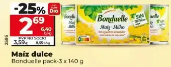 Dia Bonduelle - maíz dulce oferta