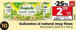 Dia Bonduelle - guisantes al natural muy finos oferta