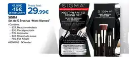 Costco Sigma - set de 5 brochas most wanted oferta