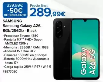 Costco Samsung - galaxy a26 - 8gb/256gb oferta