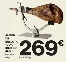 El Corte Inglés Jabu - jamón de bellota 100% ibérico oferta
