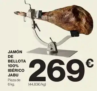 El Corte Inglés Jabu - jamón de bellota 100% ibérico oferta