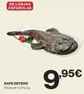 El Corte Inglés Rape entero oferta