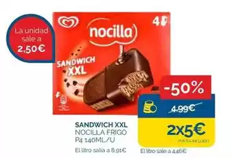 Supermercados La Despensa Nocilla - sandwich xxl oferta