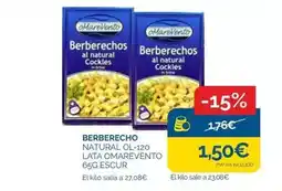 Supermercados La Despensa Berberechos al natural cockles oferta