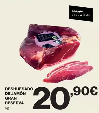 El Corte Inglés Gran reserva - deshuesado de jamón oferta