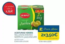 Supermercados La Despensa Serpis - aceitunas verdes rellenas anchoa oferta