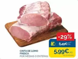 Supermercados La Despensa Cinta de lomo fresca oferta