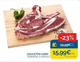 Supermercados La Despensa Chuletón lomo ternera o añojo oferta