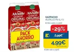 Supermercados La Despensa Alvalle - gazpacho oferta