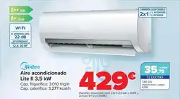 Carrefour Midea - aire acondicionado lite ii 35 kw oferta