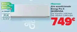 Carrefour Hisense - aire acondicionado energy pro x qh35xv0a oferta