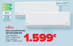 Carrefour Fujitsu - aire acondicionado asy25u2mi-kn oferta