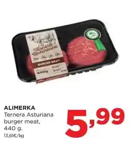 Alimerka Alimerka - ternera asturiana burger meat oferta