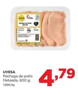 Alimerka Uvesa - pechuga de pollo fileteada oferta
