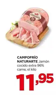 Alimerka Campofrío - jamon cocido extra 96% carne oferta