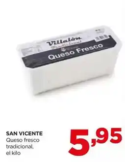 Alimerka San vicente - queso fresco tradicional oferta
