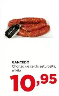 Alimerka Gancedo - chorizo de cerdo asturcelta oferta