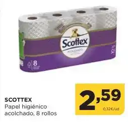 Alimerka Scottex - papel higienico acolchado oferta