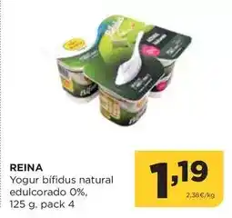 Alimerka Reina - yogur bifidus natural edulcorado 0% oferta