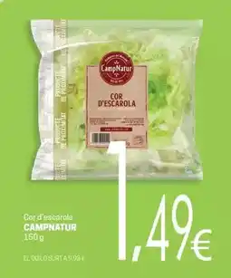 Valvi Supermercats Campnatur - cor d'escarola oferta