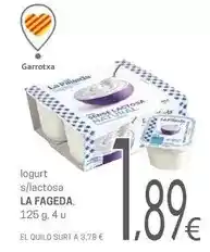 Valvi Supermercats La fageda - iogurt s/lactosa oferta