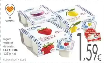 Valvi Supermercats La fageda - iogurt varietat desnatat oferta