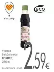 Valvi Supermercats Borges - vinagra balsamic eco oferta