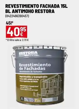 Brico Depôt Restora - revestimiento fachada 15l bl antimoho oferta