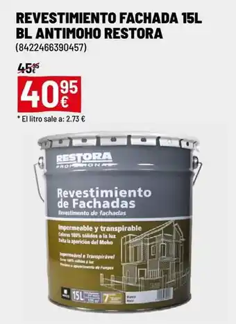 Brico Depôt Restora - revestimiento fachada 15l bl antimoho oferta