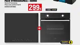 Brico Depôt Control - pack vitroceramica + horno oferta