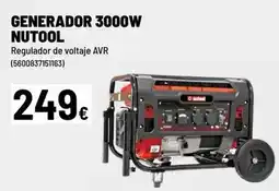 Brico Depôt Nutool - generador 3000w oferta