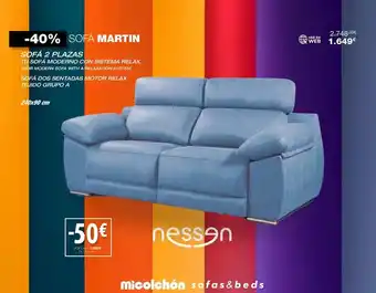 Mi Colchón Sofa martini/ sofa 2 plazas oferta