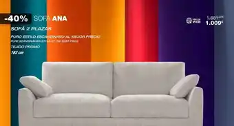 Mi Colchón Sofa ana/ sofá 2 plazas oferta