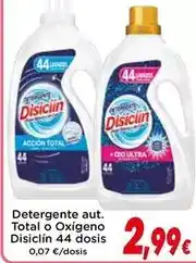 Proxi Disiclin - detergente aut. total o oxigeno oferta