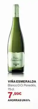 El Corte Inglés Viña esmeralda - blanco d.o. penedès oferta