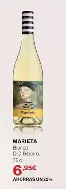 El Corte Inglés Marieta - blanco d.o.ribiero oferta