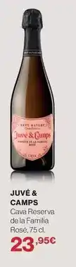 El Corte Inglés Juvé y camps - cava reserva de la familia oferta