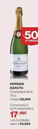 El Corte Inglés Perrier - champagne brut oferta