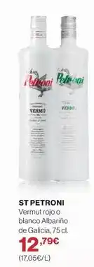 El Corte Inglés Blanco - vermut rojo o albarino de galicia oferta