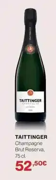 El Corte Inglés Taittinger - champagne brut reserva oferta
