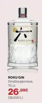El Corte Inglés Ginebra japonesa oferta