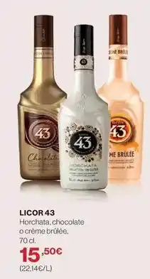 El Corte Inglés Bru - licor 43 oferta