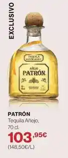 El Corte Inglés Patrón - tequila anejo oferta