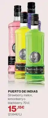 El Corte Inglés Puerto de indias - strawberry, melon, lemonberry o blackberry oferta