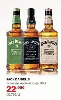 El Corte Inglés Jack daniel's - tennesse oferta