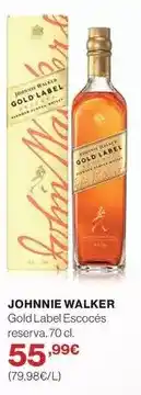 El Corte Inglés Johnnie walker - gold label escoces reserva oferta