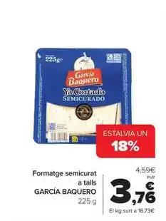 Andorra 2000 García baquero - formatge semicurat a talls oferta