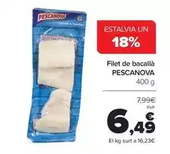 Andorra 2000 Pescanova - filet de bacallà oferta